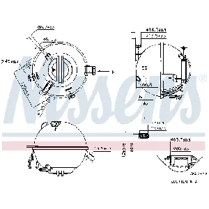 Ekspanzioni sud, rashladna tečnost NISSENS NIS 996116 IC-G0SEVQ