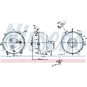 Ekspanzioni sud, rashladna tečnost NISSENS NIS 996134 IC-G0SEVW