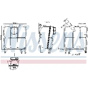 Ekspanzioni sud, rashladna tečnost NISSENS NIS 996138 IC-G0SEVX
