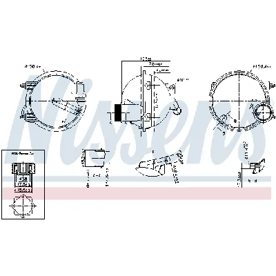 Ekspanzioni sud, rashladna tečnost NISSENS NIS 996148 IC-G0SEW0