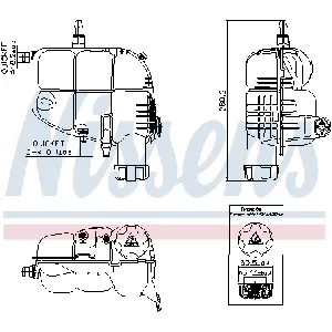 Ekspanzioni sud, rashladna tečnost NISSENS NIS 996185 IC-G0WC82