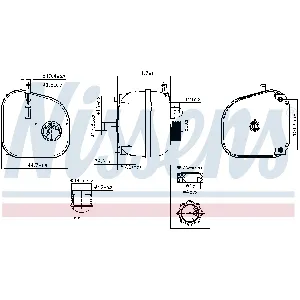 Ekspanzioni sud, rashladna tečnost NISSENS NIS 996196 IC-G0SEWH