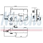 Ekspanzioni sud, rashladna tečnost NISSENS NIS 996260 IC-G0SEWT