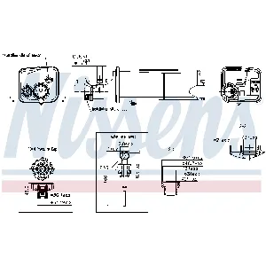 Ekspanzioni sud, rashladna tečnost NISSENS NIS 996261 IC-G0SEWU