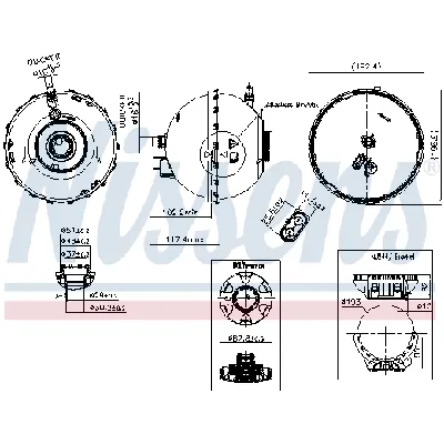 Ekspanzioni sud, rashladna tečnost NISSENS NIS 996262 IC-G0SEWV