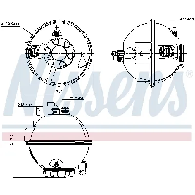 Ekspanzioni sud, rashladna tečnost NISSENS NIS 996267 IC-G0SEX0
