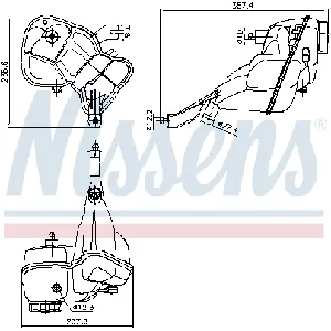 Ekspanzioni sud, rashladna tečnost NISSENS NIS 996275 IC-G0SEX8