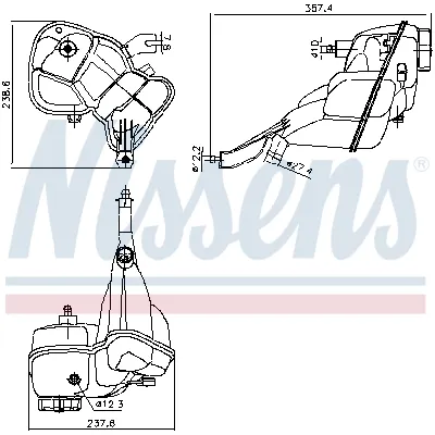 Ekspanzioni sud, rashladna tečnost NISSENS NIS 996275 IC-G0SEX8