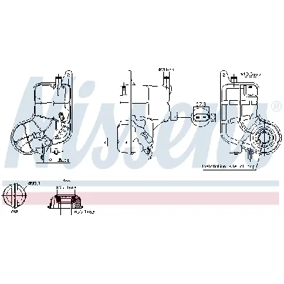 Ekspanzioni sud, rashladna tečnost NISSENS NIS 996288 IC-G0WC84