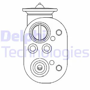 Ekspanzioni ventil, klima-uređaj DELPHI CB1001V IC-G05QQC