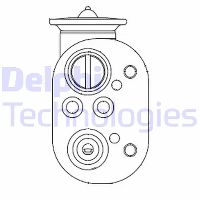 Ekspanzioni ventil, klima-uređaj DELPHI CB1001V IC-G05QQC