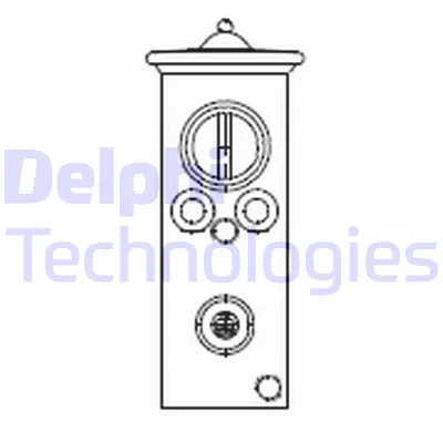 Ekspanzioni ventil, klima-uređaj DELPHI CB1002V IC-G05QQD