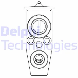 Ekspanzioni ventil, klima-uređaj DELPHI CB1007V IC-G05QQG
