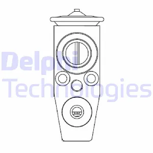 Ekspanzioni ventil, klima-uređaj DELPHI CB1011V IC-G05QQJ