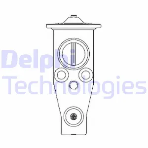 Ekspanzioni ventil, klima-uređaj DELPHI CB1017V IC-G05IP3