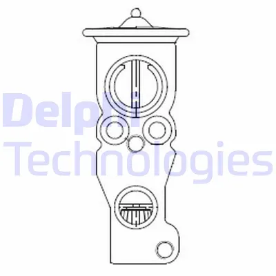 Ekspanzioni ventil, klima-uređaj DELPHI CB1018V IC-G05QQO