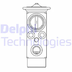 Ekspanzioni ventil, klima-uređaj DELPHI CB1020V IC-G05QQP