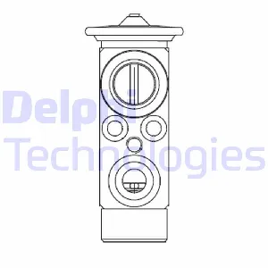 Ekspanzioni ventil, klima-uređaj DELPHI CB1021V IC-G05QQQ
