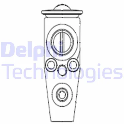 Ekspanzioni ventil, klima-uređaj DELPHI TSP0585120 IC-C1200F