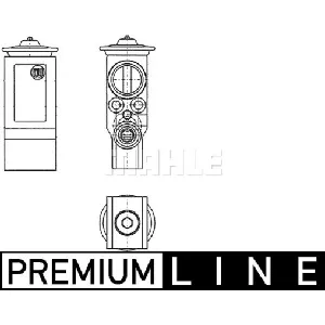 Ekspanzioni ventil, klima-uređaj MAHLE AVE 61 000P IC-G0KD12