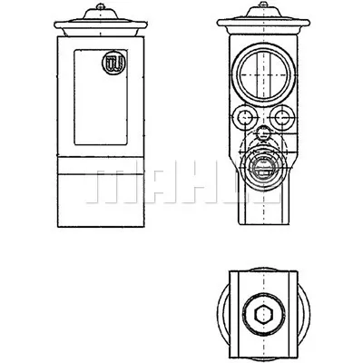 Ekspanzioni ventil, klima-uređaj MAHLE AVE 61 000P IC-G0KD12
