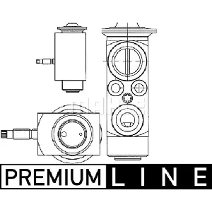 Ekspanzioni ventil, klima-uređaj MAHLE AVE 66 000P IC-G0KD13