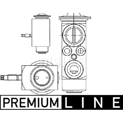 Ekspanzioni ventil, klima-uređaj MAHLE AVE 66 000P IC-G0KD13