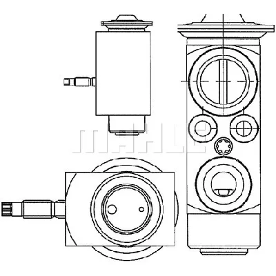 Ekspanzioni ventil, klima-uređaj MAHLE AVE 66 000P IC-G0KD13