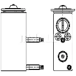 Ekspanzioni ventil, klima-uređaj MAHLE AVE 70 000P IC-G0KD14