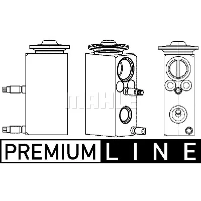 Ekspanzioni ventil, klima-uređaj MAHLE AVE 77 000P IC-G0KD17