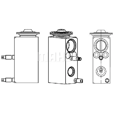 Ekspanzioni ventil, klima-uređaj MAHLE AVE 77 000P IC-G0KD17