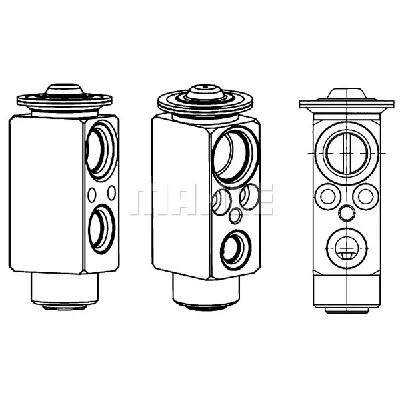 Ekspanzioni ventil, klima-uređaj MAHLE AVE 79 000P IC-G0KD18