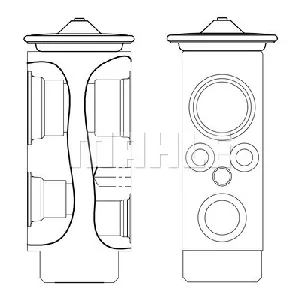 Ekspanzioni ventil, klima-uređaj MAHLE AVE 9 000S IC-G0KD0Q