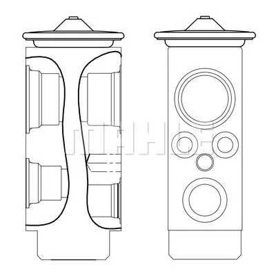 Ekspanzioni ventil, klima-uređaj MAHLE AVE 9 000S IC-G0KD0Q
