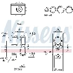 Ekspanzioni ventil, klima-uređaj NISSENS NIS 999374 IC-G0UAUE
