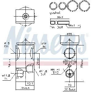 Ekspanzioni ventil, klima-uređaj NISSENS NIS 999377 IC-G0UAUH