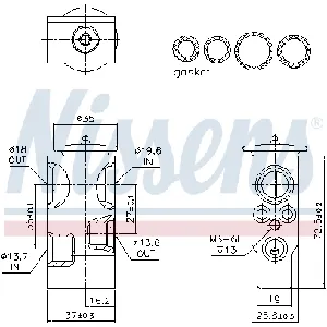 Ekspanzioni ventil, klima-uređaj NISSENS NIS 999378 IC-G0UAUI