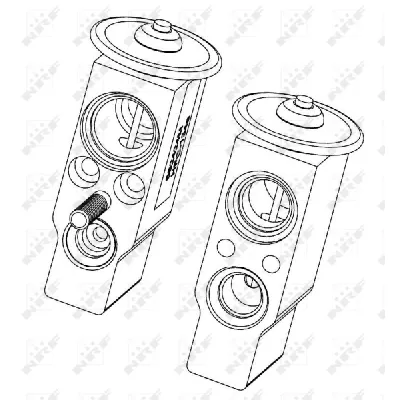 Ekspanzioni ventil, klima-uređaj NRF NRF 38372 IC-C2FEF4