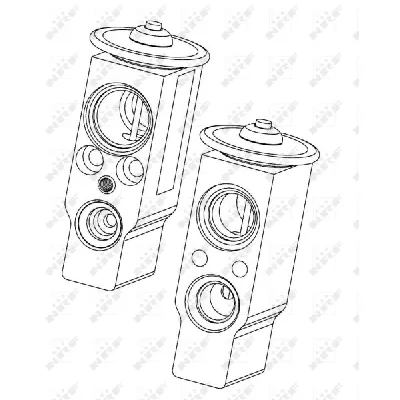 Ekspanzioni ventil, klima-uređaj NRF NRF 38374 IC-B2C7CC