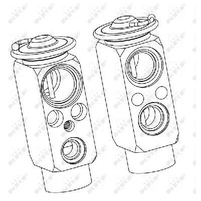 Ekspanzioni ventil, klima-uređaj NRF NRF 38459 IC-D1159A