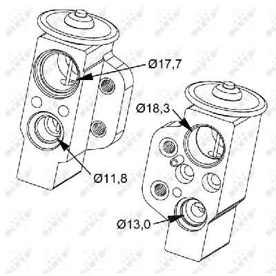 Ekspanzioni ventil, klima-uređaj NRF NRF 38476 IC-D0B524