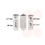Ekspanzioni ventil, klima-uređaj VAN WEZEL WEZ06001360 IC-E274A6