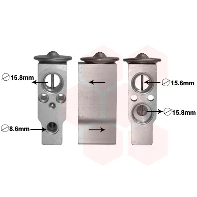 Ekspanzioni ventil, klima-uređaj VAN WEZEL WEZ27001257 IC-E274C5