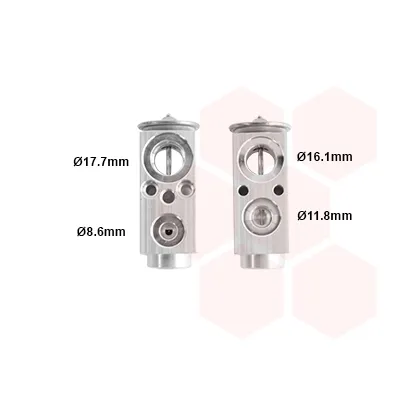 Ekspanzioni ventil, klima-uređaj VAN WEZEL WEZ37001352 IC-E274DA