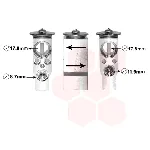 Ekspanzioni ventil, klima-uređaj VAN WEZEL WEZ40001367 IC-E274E5