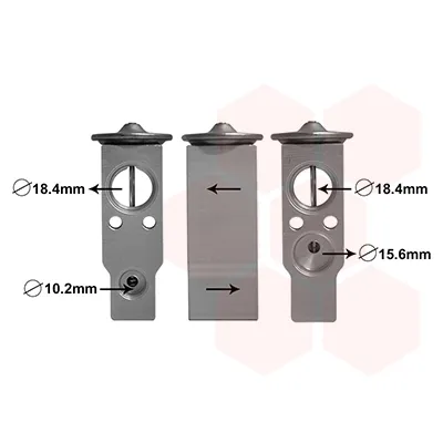 Ekspanzioni ventil, klima-uređaj VAN WEZEL WEZ53001638 IC-E274F7