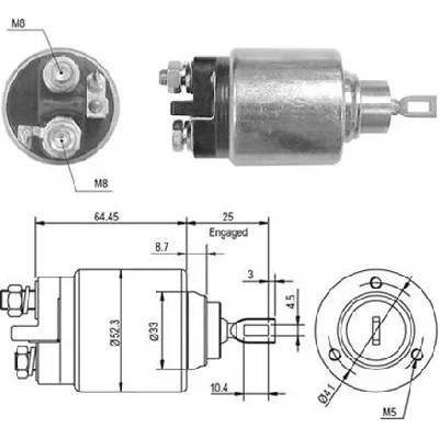 Elektromagnetni prekidač, starter MAGNETI MARELLI 940113050011 IC-A86EE0