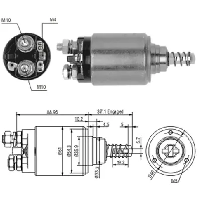 Elektromagnetni prekidač, starter MAGNETI MARELLI 940113050187 IC-A874D6