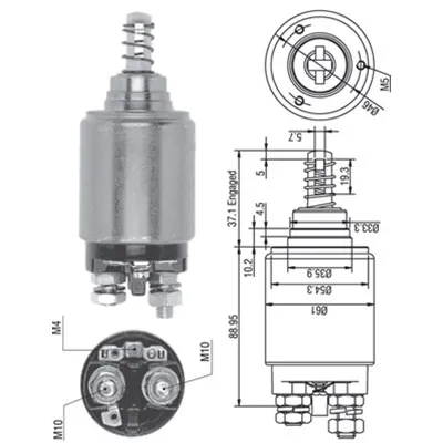 Elektromagnetni prekidač, starter MAGNETI MARELLI 940113050262 IC-A874CB