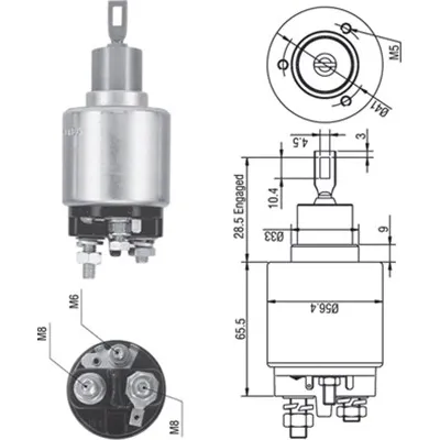 Elektromagnetni prekidač, starter MAGNETI MARELLI 940113050271 IC-A874B7